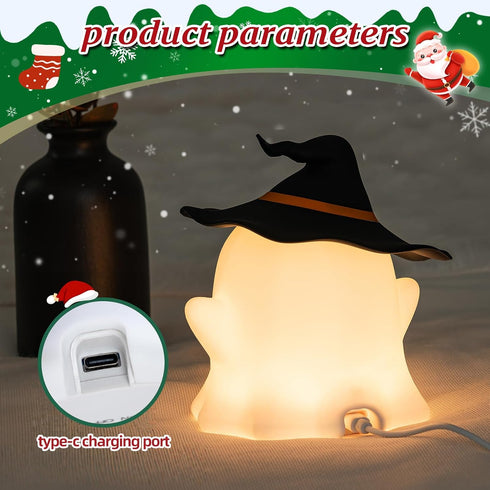 1800mAh Dimmable 30 Timmer Rechargeable Night Light, LED Silicone Nightlight for Kids, RGB Color Glow, Mins Bedside