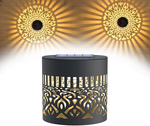 Generic Decorative Solar Mandala Lights, Solar Mandala Lights Outdoor, Mandala Theme Waterproof Fence