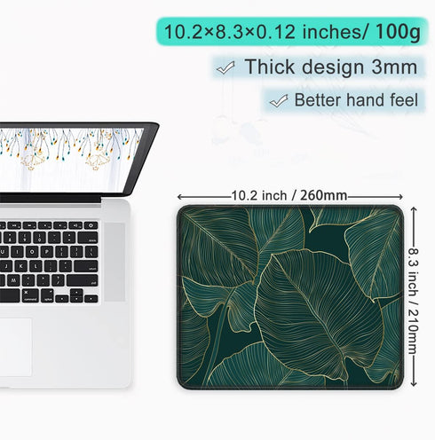 ITNRSIIET Premium-Textured Mouse Pad - Non-Slip Rubber Base, Waterproof Gaming Pad for Wireless Mouse