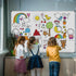 XBoard Large Magnetic Dry Erase Whiteboard 48 x 36 Inch, Foldable Presentation Board with Marker Tray