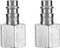 Pro High Flow Plug Flexzilla (2 Pack), 1/4" Body, 3/8" FNPT - A53630FZ-2PK