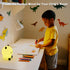 Premier Group 7 Dimmable Baby Night Light with Color LED Portable Nursery Kids Night Light, Rechargeable Soft Lamp