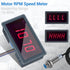 Digital LED Tachometer, Icstation RPM Speed Meter AC 110V 220V with Hall Proximity Switch Sensor NPN for Lathes