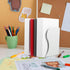 DOITOOL Retractable Book Shelf Holder Adjustable Metal Bookend for Desk Large White Bookend for Cookbooks Home Office