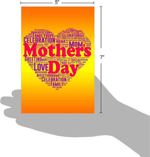 The Best Card Company - Beautiful Mother's Day Card - Loving, Heartfelt Card for Moms, Stepmoms, Mother's Words