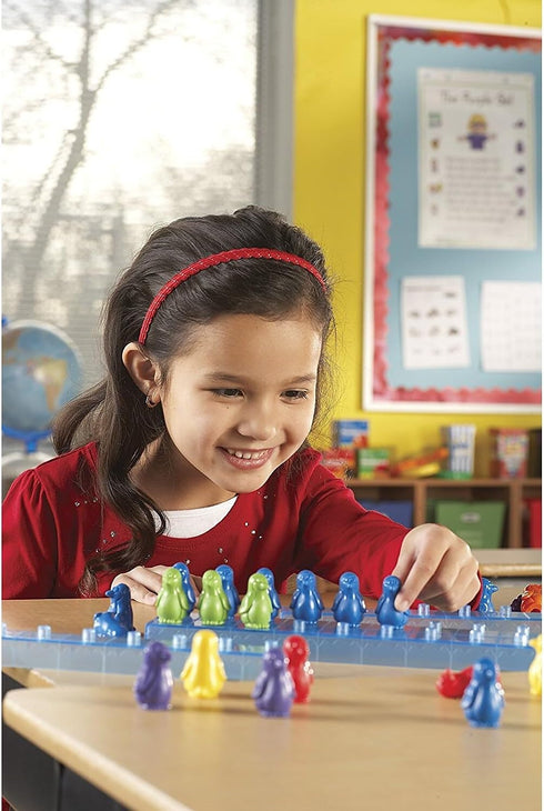 Set Counting, Set Learning Resources Penguins On Ice Math Activity - Math Manipulatives & Addition and Multiplication