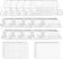 File Folder Tabs - 100+200 Sets Hanging File Tabs with Inserts for Quick Identification, 2 Inch Clear Plastic