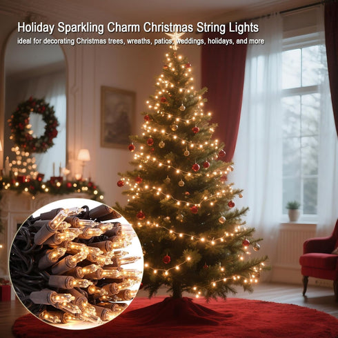 54FT 150 Count Vigdur Solar String Lights Outdoor, Brown Wire Mini Fairy Lights, Solar Powered String Lights for Garden