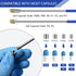 Artcome 12 PCS Capsule Filling Tool Kit for Pill Filler - Lab Scoops, Long Spoon, Herb Tamper, Ideal for Medication