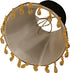 CS-315B-BLK/WH 3 5 4, Royal Designs, Inc. Beaded Bell Chandelier Shade, x x Black