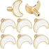 Xinally 8PCS Moon Shaped Dresser Knobs Star-Shape Knobs Moon Star Cloud Design Drawer