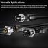 CNLINKO LP-28 2-Pin Waterproof Connector, Secure Screw-in Design Circular Connector, IP68 Quick Plugging Aviation