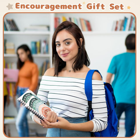Janlaugh 20 10 10 Pcs Mental Health Gifts for Women Men Self Care Items Bulk Include Mental Health Notebooks