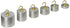 United Scientific Aluminum Hooked Weight Set, 100g, 50g, 40g, 30g, 20g, 10g