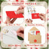 50 Sets 4 6 Tenceur Christmas Employee Thank You Gift Card Holder with Envelopes Stickers Money and Gift Card Sleeves