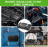 Upgraded Black Magnetic Key Box for Under Car, Waterproof Magnetic Key Holder for Outdoor Vehicles - Hidden Key Box