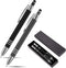 SyPen Luxury Pen Gift Set, 2 Rubberized Metal Ballpoint Pens + Night Writer LED Flashlight + Stylus, Gift Box