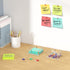 WINFFOR Acrylic Notepad Holder Dispenser - 3x3 in Sticky Note Memo Holder for Desk Organizer (W/O Pads) Office School