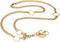 Gold Chain Neck Lanyard for ID Badge - Badge Holder for Teachers, Nurses, and Office Ladies