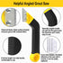 Grout Removal Tool - Angled Design Grout Hand Saw with 6 Extra Replacement Blades for Tile Cleaning