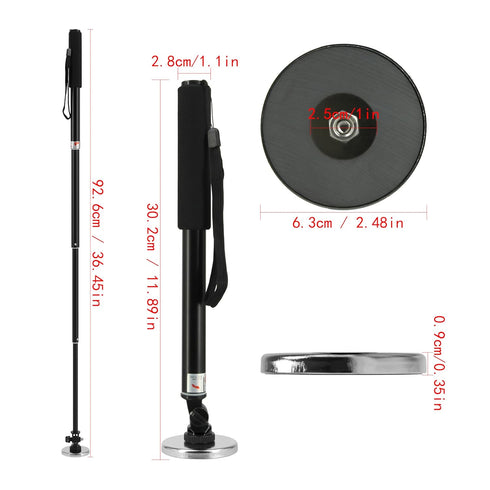 Magnetic Pick Up Tool for Metal, Extends 34 inches, Flexible Tool Magnet with Greater Suction Surface