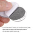 uxcell 16pcs Self Adhesive Mini Caster Wheels, Universal Wheel 360° Rotation for Kitchen Small Appliances, Transparent