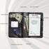 SDDFRHGH Server Books for Waitress,Waiter Book Server Organizer with Zipper Pocket,PU Leather Waitress & Waitstaff Book