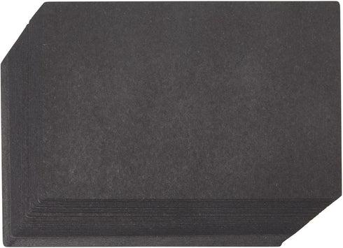 Juvale 100 Pack Black Index Cards, Perfect for Studying, Office and School Supplies, 3x5 Inches