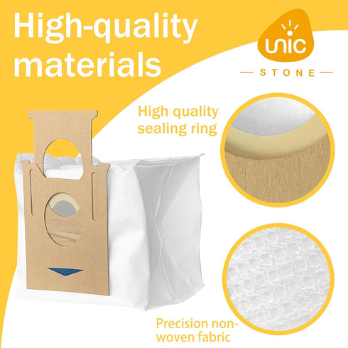 9 Pack T8 Bags for Ecovacs DEEBOT OZMO T8 AIVI T8 Max and T8 Series/N8 Pro Plus/N8 Pro/N10 Plus