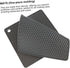 Set Cabilock Flexible Kitchen Mitts Mat Silicone Placemat Safe Handling of Hot Items Nesting Glove