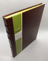 Eccolo Lined Executive Journal Notebook, Gold Edges, 256 Pages, Acid-Free Paper, Hard Cover, Brown, 8 x 10 inches