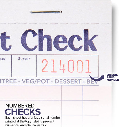 (20 Pack) 1000 Stock Your Home Pink Guest Check Books for Servers Server Note Pads, Waiter Checkbook, Food Receipt