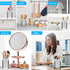 Ceramic Pen Holders & Makeup Brush Holders for Desk, Black Metal Bracket Desktop Stationery Organizer