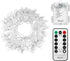 50LED 8 Dimmable 17FT Decute Photo Clips String Lights Holder Timer Function Modes with Remote, Fairy Starry Lights