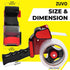 Heavy Duty Tape Gun Dispenser with 6 Clear Packaging Tapes, 48cm X 66m for Moving Boxes and General Packing