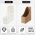 Glenmal 6 Pcs Plastic Magazine Organizers, Vertical File Folder Magazine Rack Holder for Home Desk, School, Office,