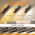 3 360 1-Pack) MOITA Magnetic Wireless Battery Operated Wall Sconce, Rechargeable Remote Control & Touch Control Wall