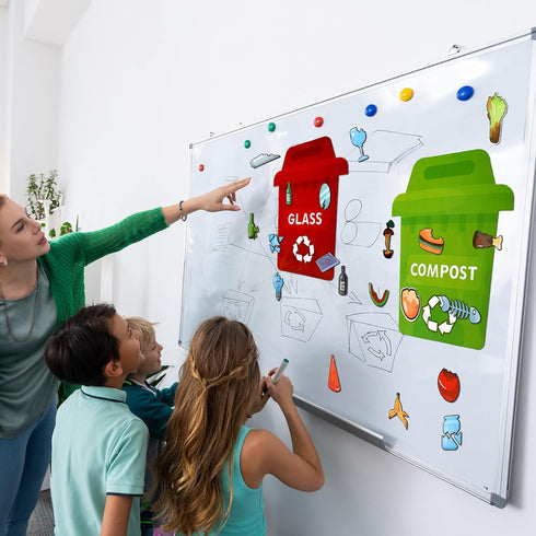 Crtiin 66 Pcs Earth Day Learn to Recycle Activity Set for Kids Classroom Bulletin Board Educational Learning Activities