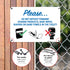 10x7 Inches, .040 Please Do Not Deposit Feminine Products Baby Wipes Diapers in Toilet Sign, Rust Free Aluminum, Fade