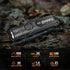 Rechargeable Keychain Flashlights, 650 High Lumens Mini EDC Pocket Flashlights for Camping & Emergency (Black)