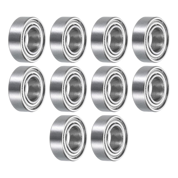 uxcell 10pcs MR126ZZ Miniature Deep Groove Ball Bearings, 6x12x4mm Double Shielded Bearings for Electric Motor, Home