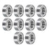 uxcell 10pcs MR126ZZ Miniature Deep Groove Ball Bearings, 6x12x4mm Double Shielded Bearings for Electric Motor, Home