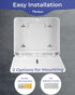 Commercial Multifold Paper Towel Dispenser Wall Mount (White), Folded Hand Towel Dispenser for Bathroom/Restroom, Paper