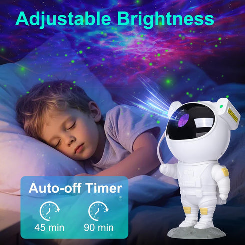 NICAYET 2-10 Star Projector Galaxy Night Light,Birthday Gifts Toys for Year Old Boys Girls- Astronaut Starry Nebula