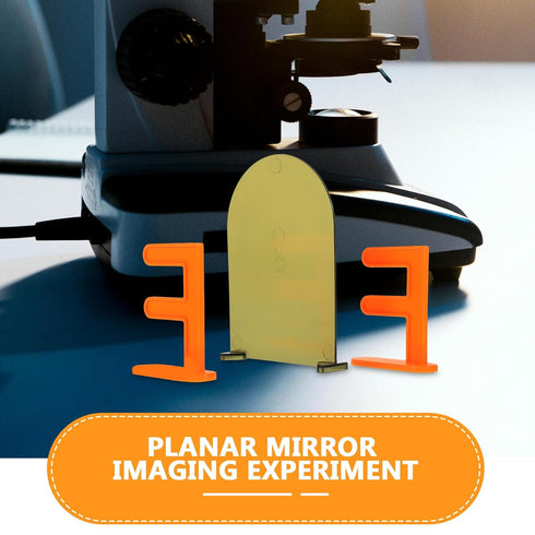 HEANUJJ Set Physics Optical Experiment Three Primary Color Optics Kit Lenses and Plane Mirror for Science Education