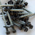 Metal Roofing Screws - #10 x 1.5” – Self Tapping Hex Head with EPDM Rubber Washer for Metal to Wood, Brown (100)