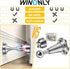 Door Stopper, Magnetic Door Stop, Soft-Catch Magnetic Door Catch, Stainless Steel, Brushed Satin Nickel, 1 Pack