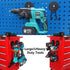 MUTUACTOR Large Magnetic Hooks, 2pcs Super Strong Heavy Duty Storage Hooks for Hanging Tools, Organization for Tool