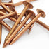 Pure Copper Nails for Roofing, Flashing, Finish & Boat – 1.5 Inch (38mm) Long, 3/8” Nail Head, 100 Count