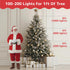 100-Count 20 PREXTEX Ultra Bright Christmas Lights - ft Clear StringLights on White Wire - Incandescent Xmas TreeLights